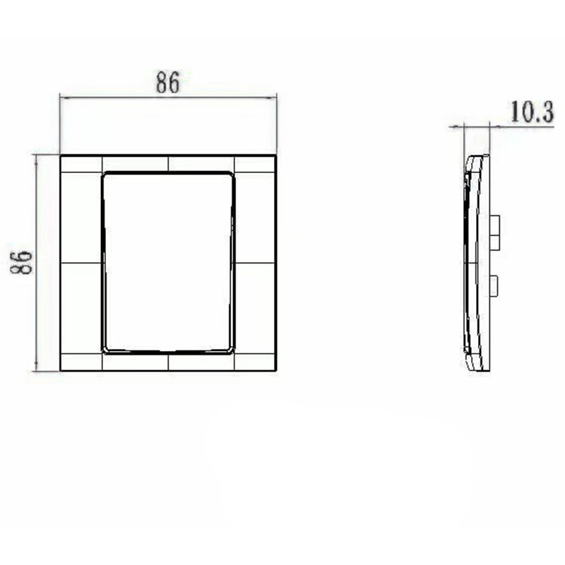 Întrerupător din plastic cu 4 grupuri, 1 cale HK6141S