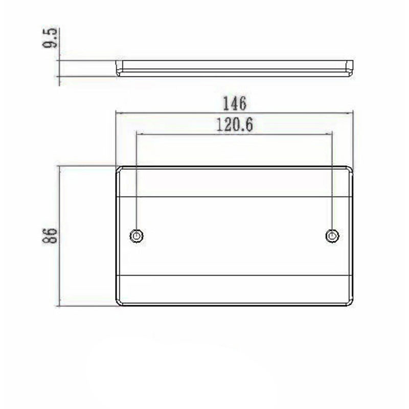 Priză comutată 2 x 13A din bachelită cu neon HK6213VN